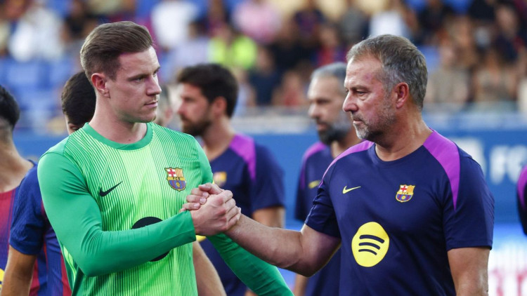 Hansi Flick makes statement on Marc-Andre ter Stegen plans after shock return to line-up