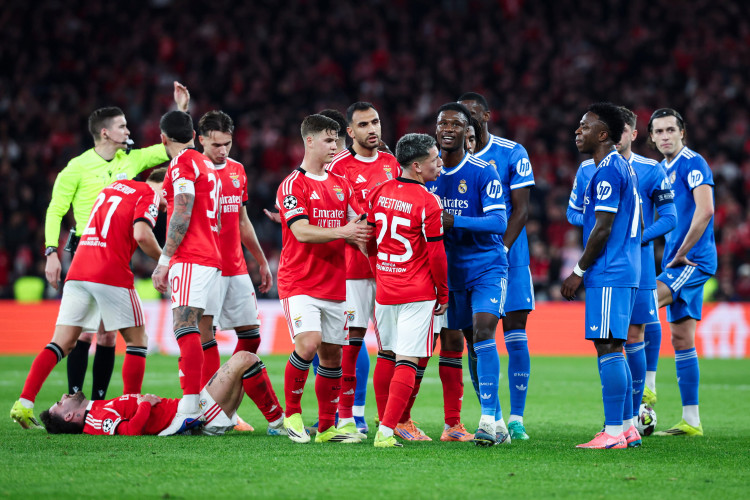 Incident between Gianluca Prestianni and Vinicius Junior